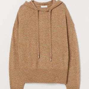 H&M Fine-Knit Hoodie Sweater XS